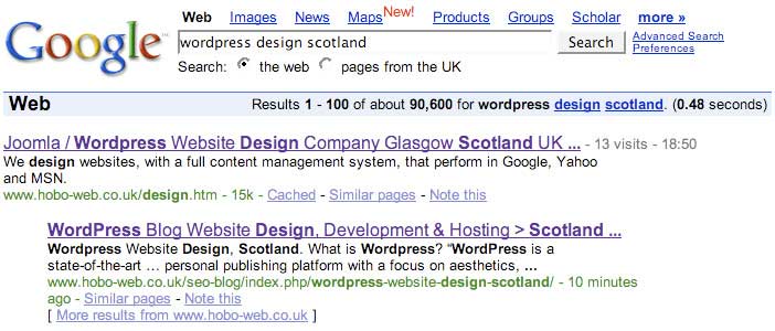 With WordPress, itÃ¢â‚¬â„¢s easy to get into Google!