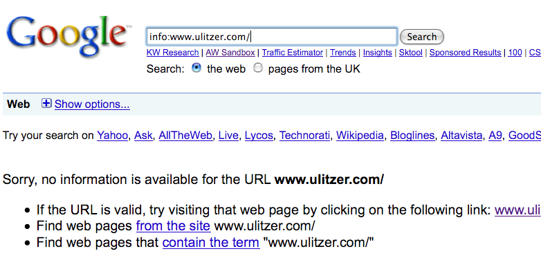 Ulitzer banned