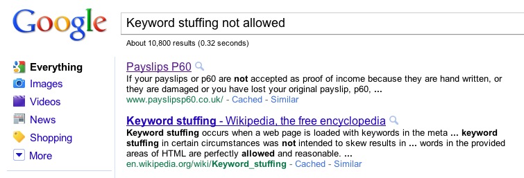 Keyword stuffing not allowed Keyword stuffing not allowed