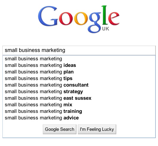 small business marketing searches