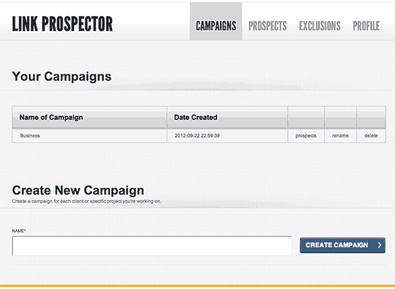 Link Prospector
