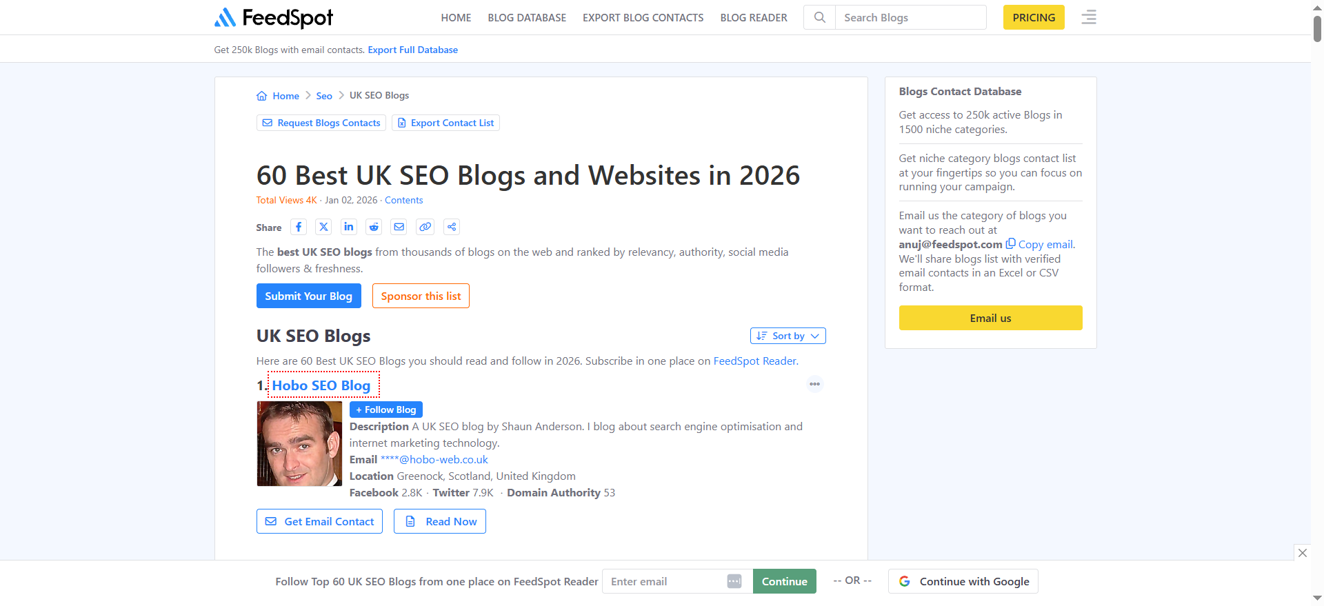 60 Best UK SEO Blogs and Websites in 2026