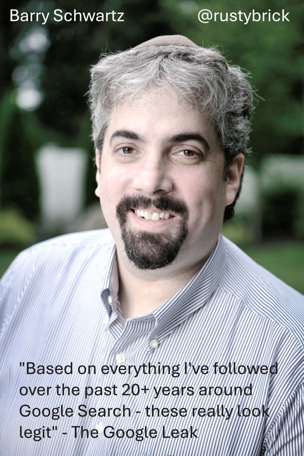 Barry Schwartz - "based on everything I've followed over the past 20+ years around Google Search - these really look legit"