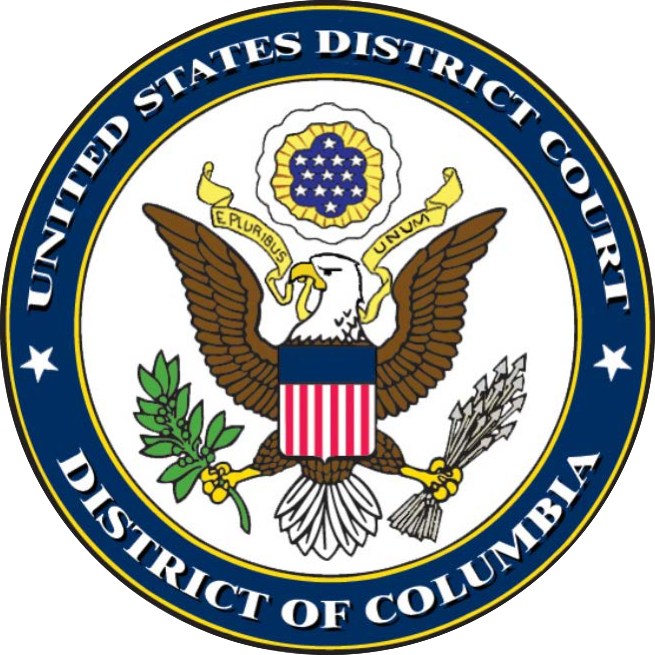 Seal of the United States District Court for the District of Columbia.
