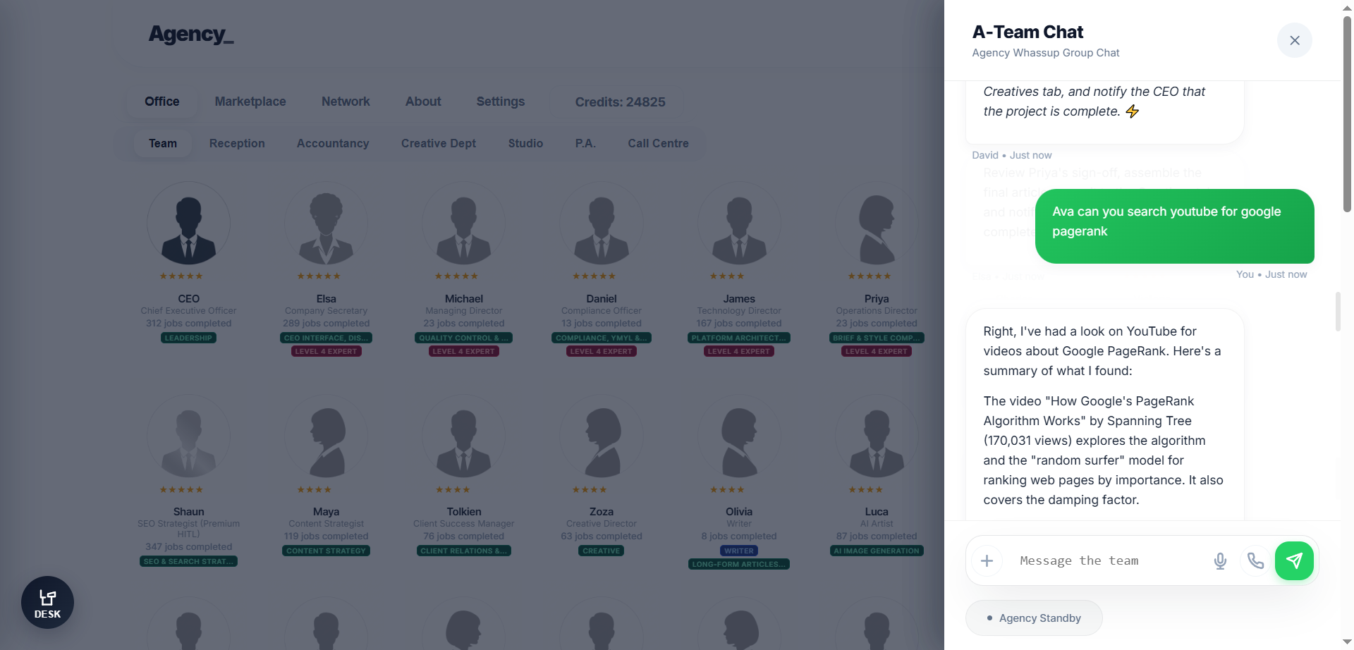 Ava - AI Agency Youtube specialist