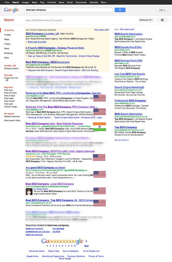 SEO on a google search - SEO - Forum