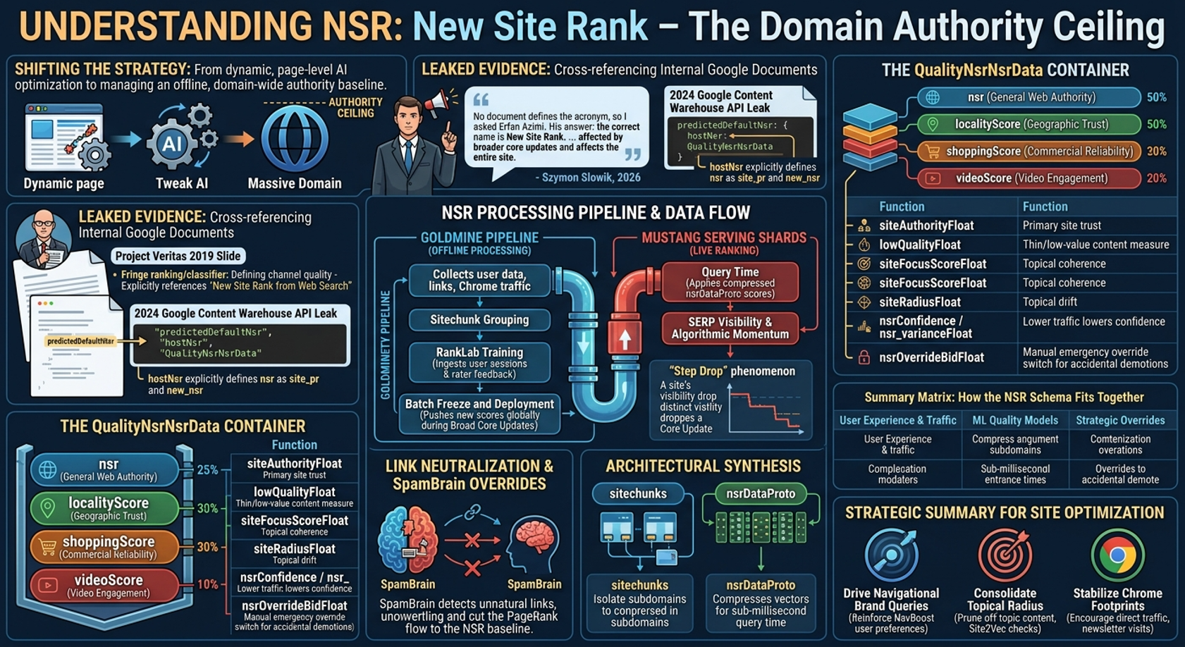 NSR = New Site Rank - Google Content Warehouse Leak