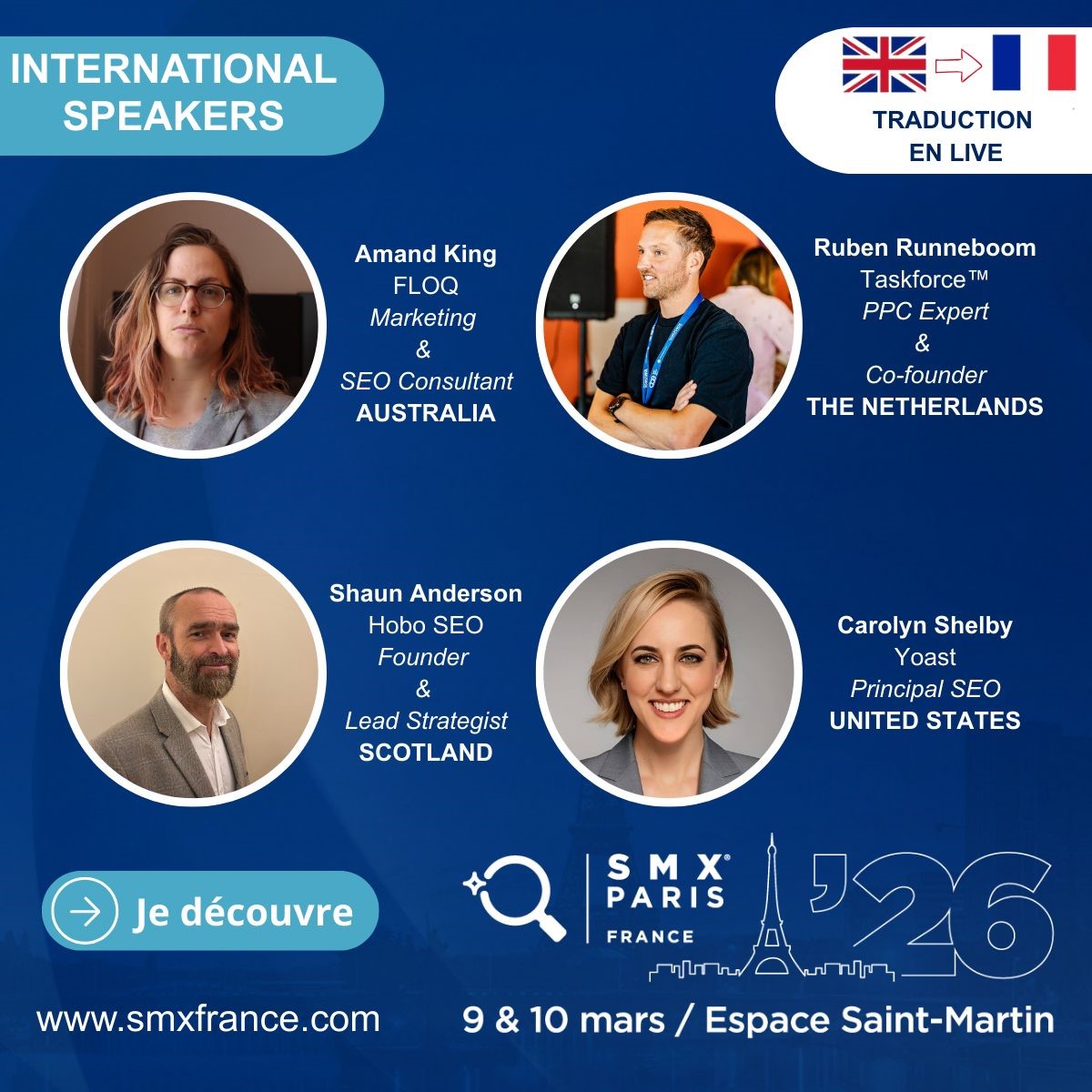 Keynote Speakers SMX Paris 2026